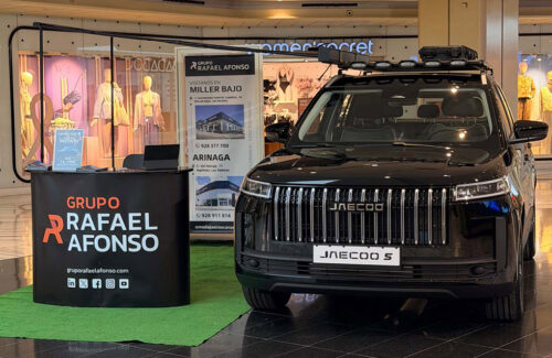 EXPOSICIÓN DEL JAECOO 5 EN EL DENTRO COMERCIAL LAS ARENAS POR EL GRUPO RAFAEL AFONSO - Gran Canaria
