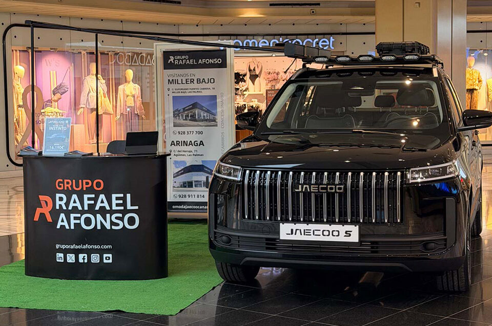 EXPOSICIÓN DEL JAECOO 5 EN EL DENTRO COMERCIAL LAS ARENAS POR EL GRUPO RAFAEL AFONSO - Gran Canaria
