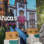 MONTAJE EN LA RUEDA DE PRENSA DE LA PRESENTACION DE LA 5ª EDICIÓN DE ARUCAS ES ARTE - Gran Canaria
